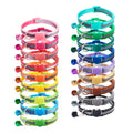 Reflective Colored Cat Head Safety Buckle Dog Collar Pet Cat Bell Cat Collar