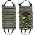 Multi Purpose Easy to Roll OEM Hanging Tool Zipper Carrier Tote for Car Canvas Tool Organizer Bucket Tool Roll up Bag