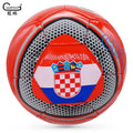 Factory Directly Sell Good Quality Official Size 5 Shiny PVC Promotional Soccer Ball