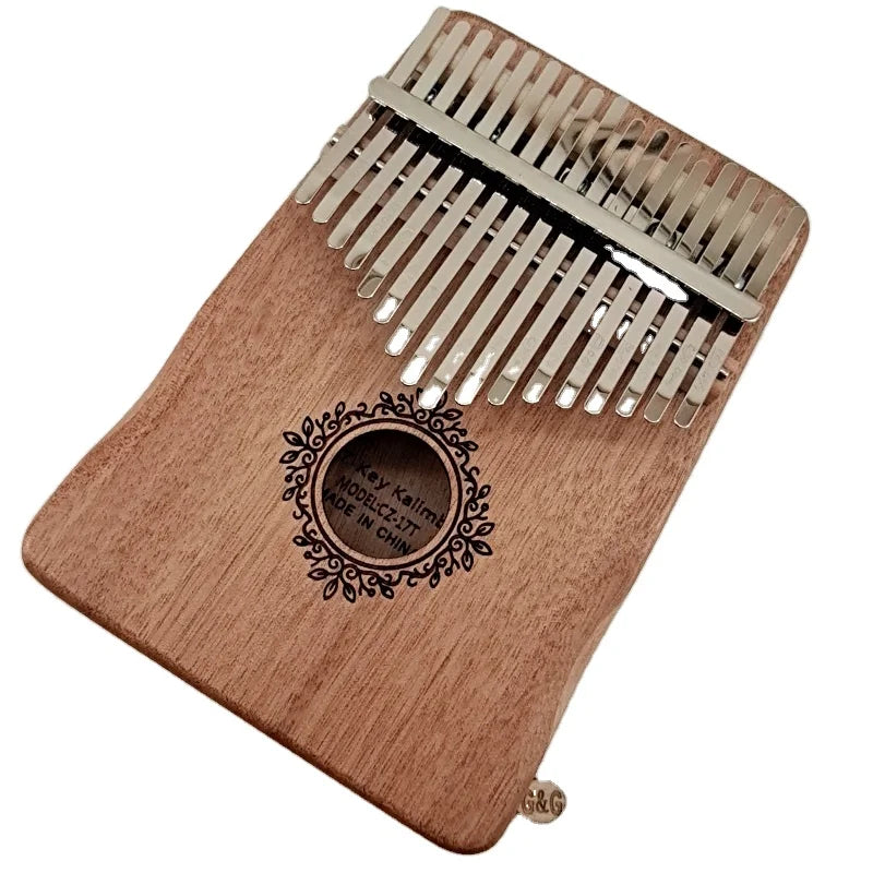 Factory Custom Design Solid Wood Kalimba Musical Instrument Kalimba 17 Keys Thumb Piano