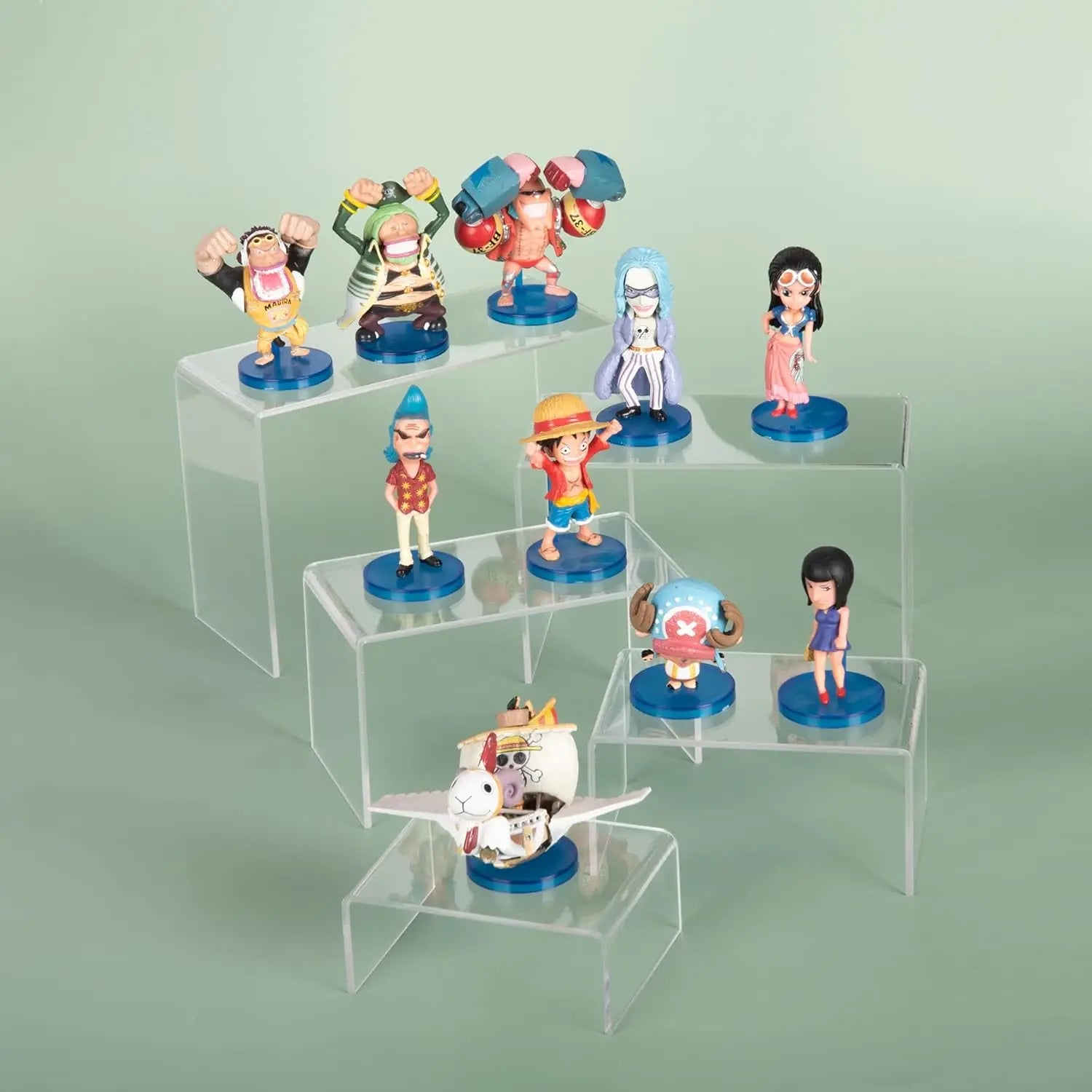 Hot Selling Clear Acrylic Display Risers for Showcase Shoe Retail Stand Cupcake Dessert Stand Advertising