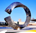 Outdoor Large Abstract Bronze Sculpture Metal Stainless Steel Sculpture for Park Decoration