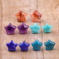 Amethyst Star Stud Earrings Sterling Silver Healing Amazonite Lapis Crystal Natural Earring Dainty Jewelry