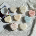 3D Love Heart DIY Letter Love Heart Valentines Day Series Silicone Soap Mold Cake Tools Candle Silicone Mold