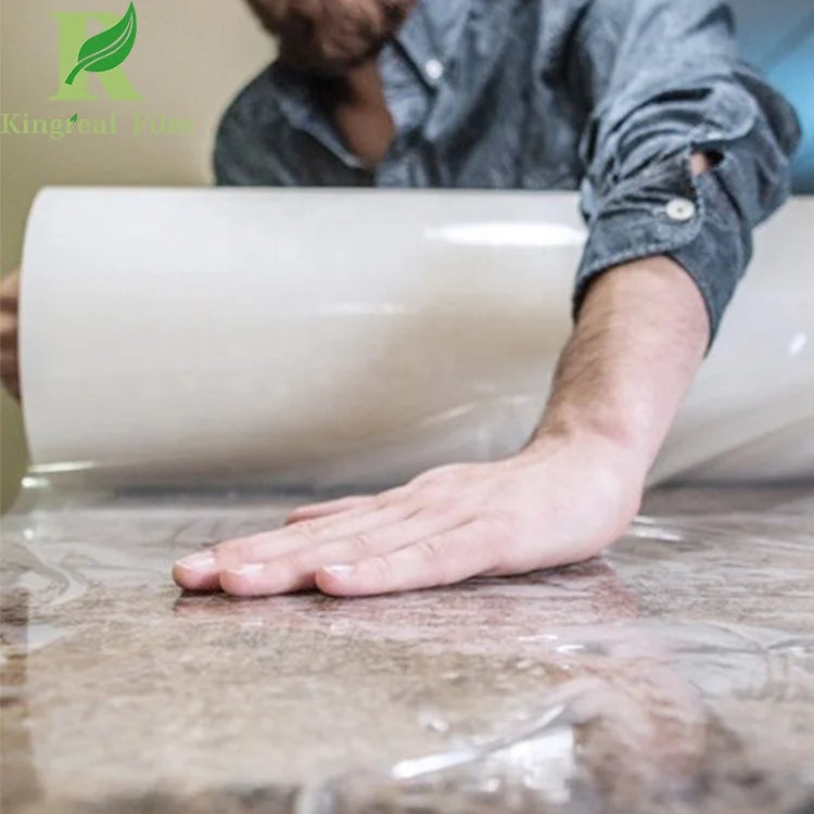 Stable Adhesive Removable No Residue Surface Protective Film for Marble