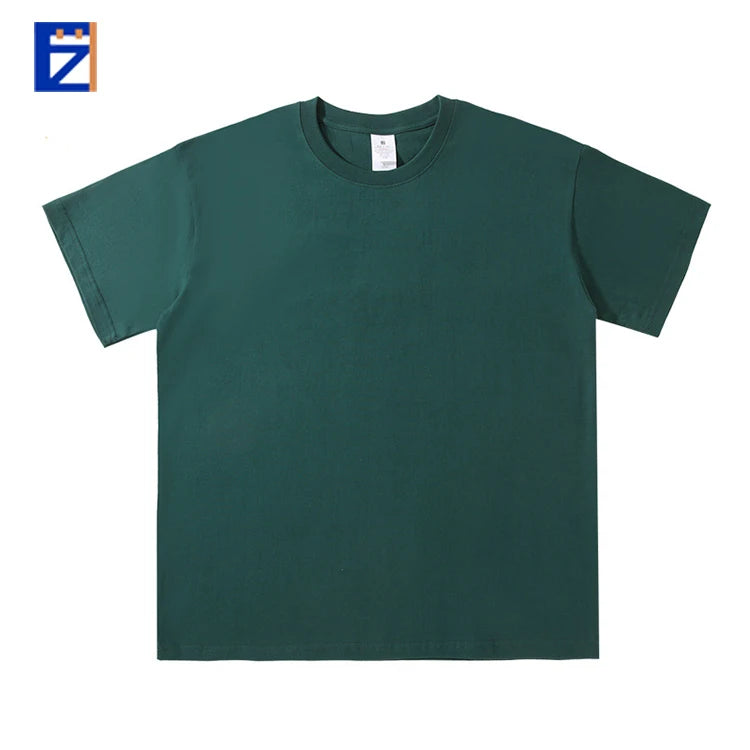 FUYI 2025 Summer Fashion Unisex Short Sleeve T-shirt 100% Cotton 230g Can Be Customized logo for Men and Women