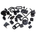 High Precision Custom Black Hnbr Small Accordion Bellows Heat Resistant Rubber Epdm NBR Parts Molded Silicone Rubber Parts