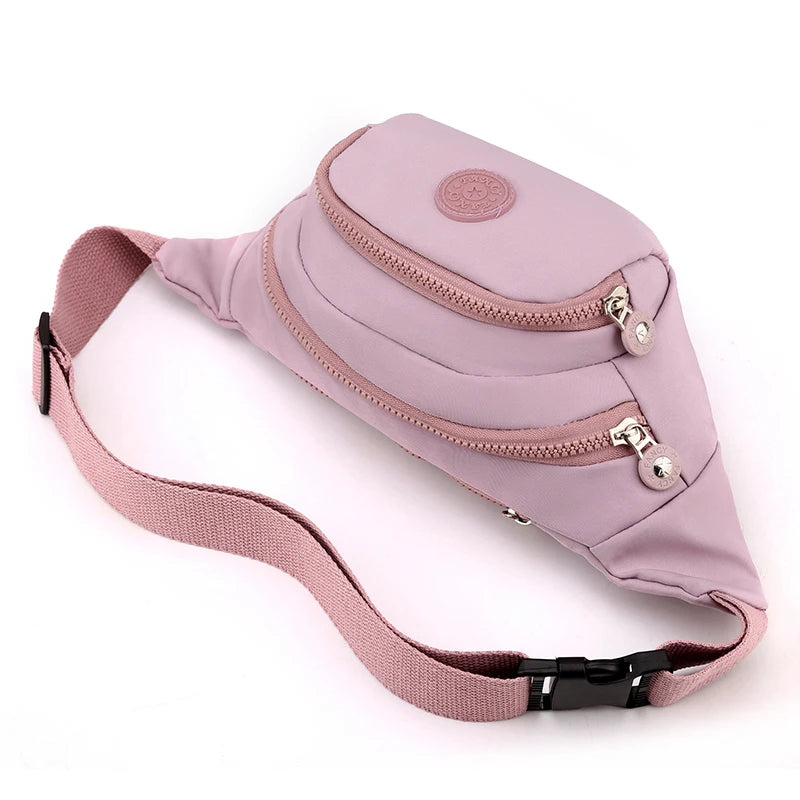Large Capacity Outdoor Leisure Fashion Waist Bag for Women New Product Nylon Waterproof Multi-color Trend Chest Bag Custom