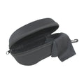 4042 Black Zipper EVA Eyeglasses Case with Jersey Cloth Fabric Outdoor Sunglasses Case and Packaging