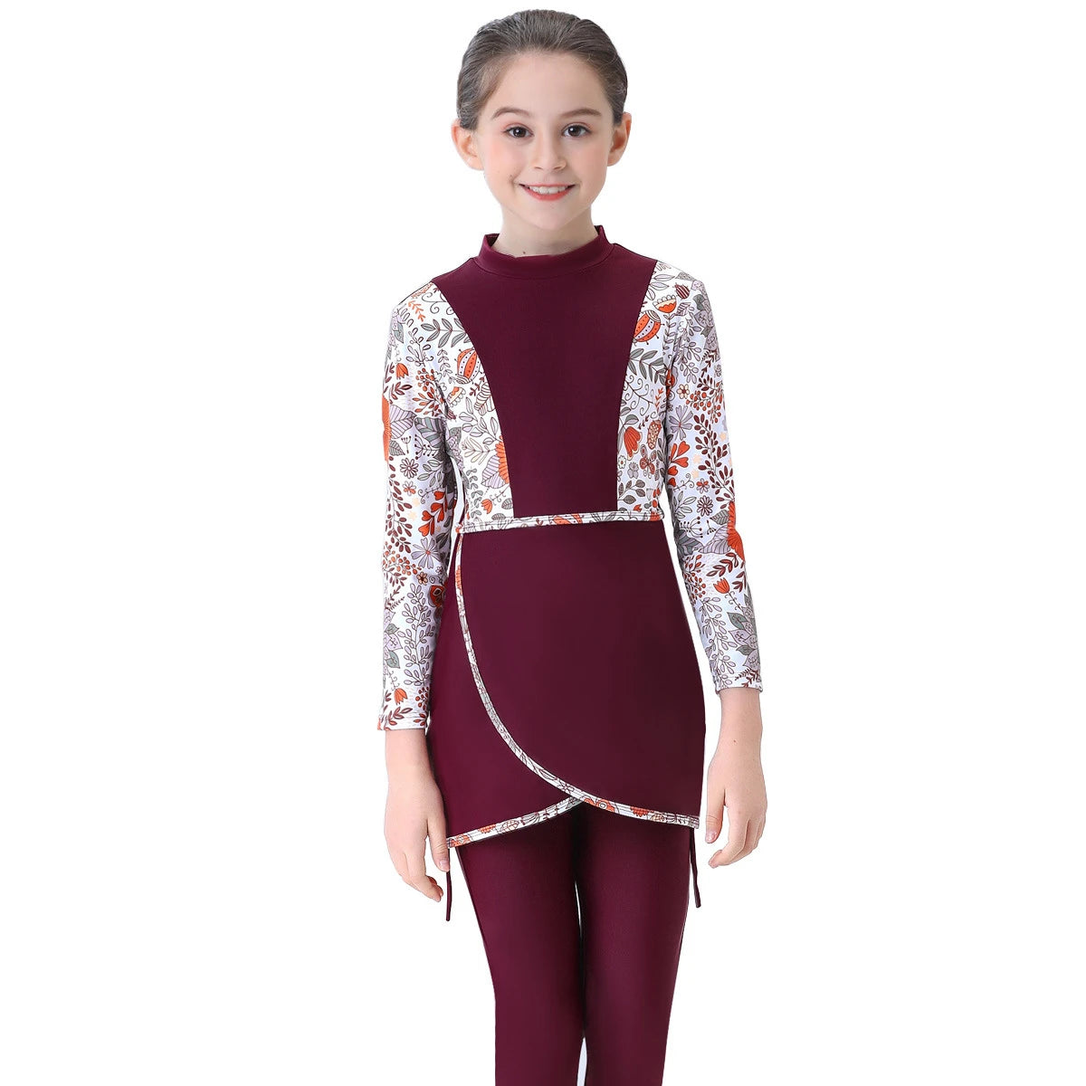 New Design Children's Muslim Swimsuit Girls Conservative Swimsuit Beach Swimsuit
