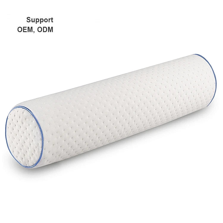 WJ-251 New Roll Cervical Neck Pillow Memory Foam Slow Rebound Airplane Nursing Use Removable Washable