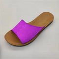 2024 Women's Waterproof Leather Slip-On Platform Sandals Stylish Outdoor Lightweight Anti-Slip Fashion Trend in Various Colors