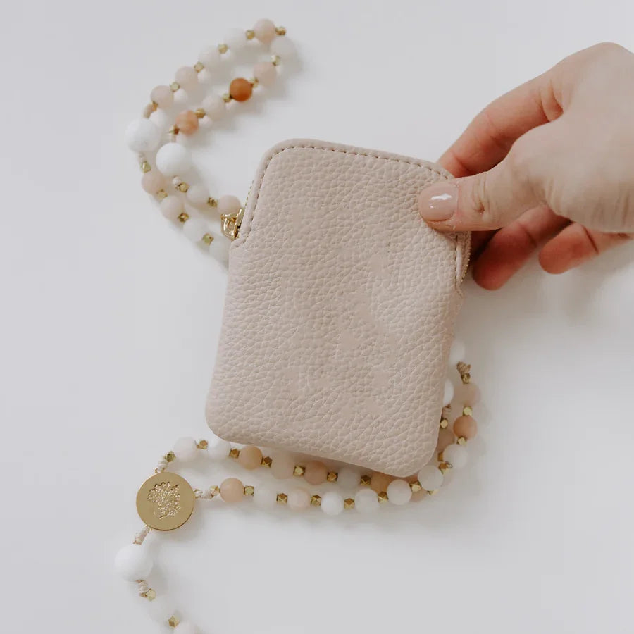 Pu Leather Jewelry Coin Wallet Bag Watch Organizer Holder Rosary Pouch Bag Rosary Holder
