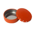 Wholesale Empty Mini Breath Chewing Gum Mint Click Clack Tin Box Custom Round Decompress Food Grade Candy Sugar Ashtray Tin Can