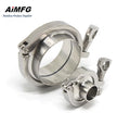 Price Pipe Stainless Steel Clamp Sanitary Tri Clover Clamp Ferrule Sanitary Ss304 Clemp Single Pin Tri Clamp Set With Gasket