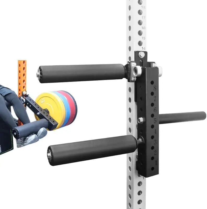 26mm/1'' Hole Diameter 50mm Plates Leg Curl and Extension Rack Attachment Adjustable Seated Lower Body Special Leg Trainer