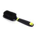 Professional Double Side Soft Pin Brush for Dogs Stainless Steel Needle with Loose Hair Bristle Pet Grooming Tool