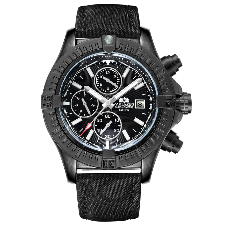 2022 Paularies Design New 45mm Waterproof Hand Clock Relogio Masculino  Luxury Automatic Mechanical Watches Men