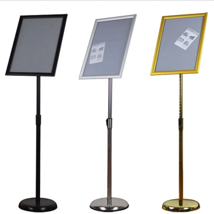 A3 Poster Display Floor Stand A4 24x36 Poster Frame Adjustable Paper Holder
