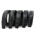 New Design Mens Automatic Buckle Belts Genuine Leather Belt for Men Strap No Buckle OEM Belt Factory