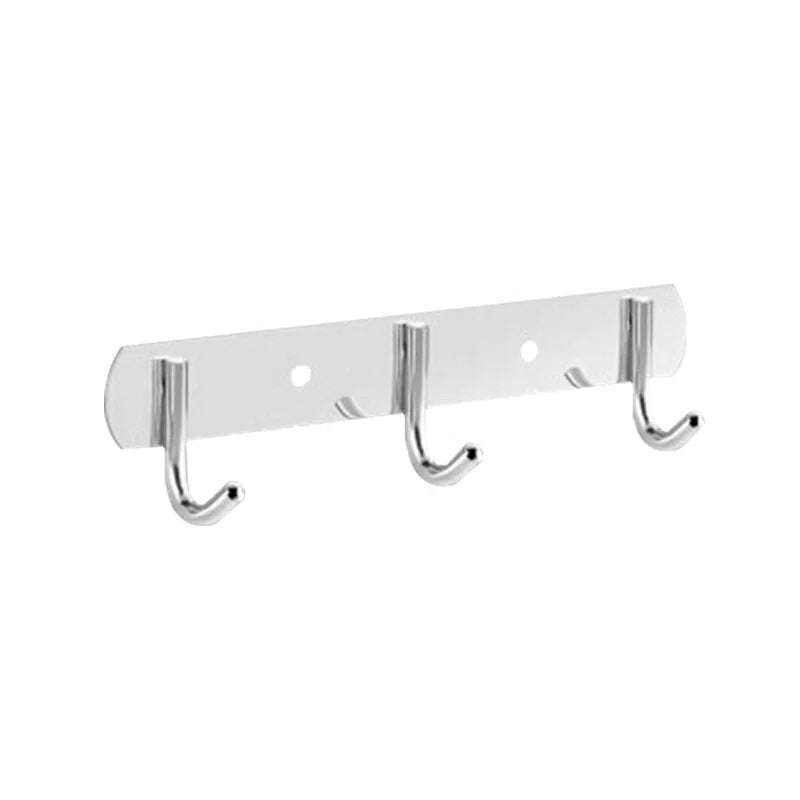 Stainless Steel Metal Storage Hanger Hooks Simple Style Round Design Coat Hooks for Wall Mounted Clothing Storage