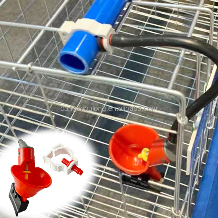 YYX Factory Wholesale High Quality Game Bird Rooster Poultry Drinker Cup Chicken Water Cup for Cage