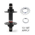 FH003 Sealed Bearing Bike Rear Hubs V Brake 24h 32h 36h Fixed Hub With Steel Cog