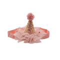 Wholesale Hair Accessories for Kids Birthday Hat Party Hairband Netting Flower Elastic Headband