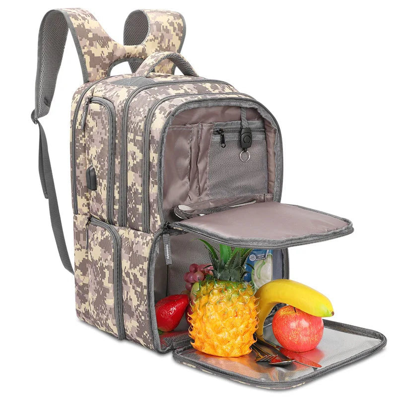 2022 NEW Best Selling Insulated Cooler Bag Thermal Tactical Lunch Bag Meal Prep Backpack