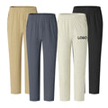 Customized Solid Color Mens Casual Fit Jogger Pants Quick Dry Sports Trousers Workout Gym Men Sweat Pants