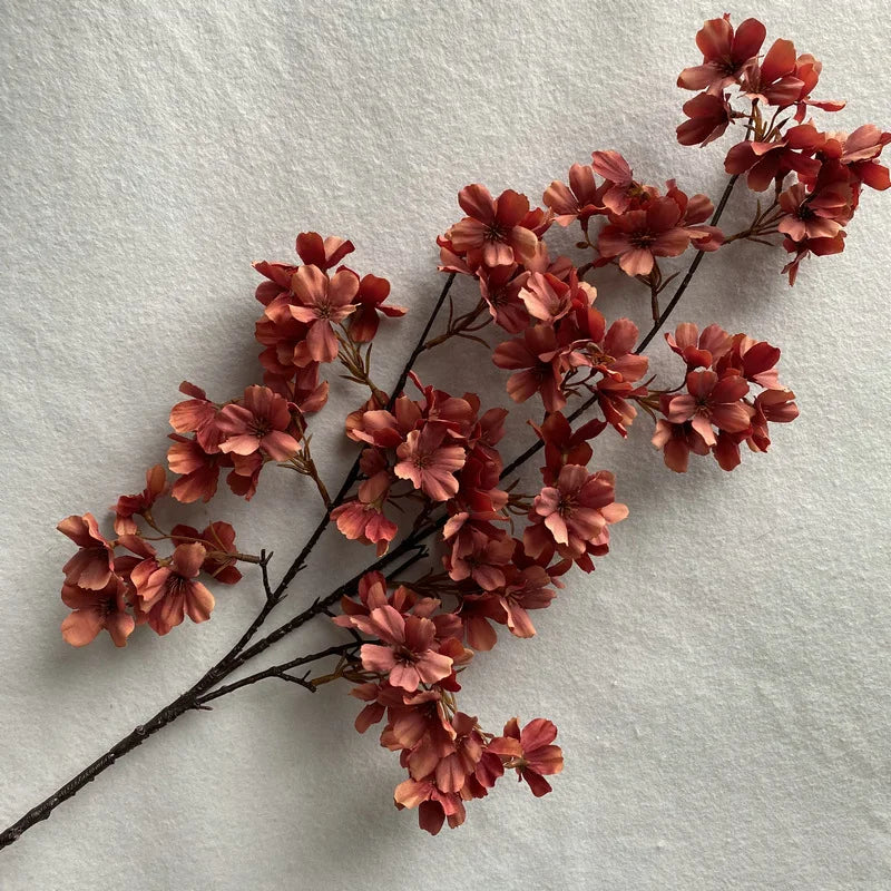 110cm Big Cherry Blossom Flower Faux Cherry Blossom Silk Cherry Blossom Branches Tree Stems for Wedding Home Decor