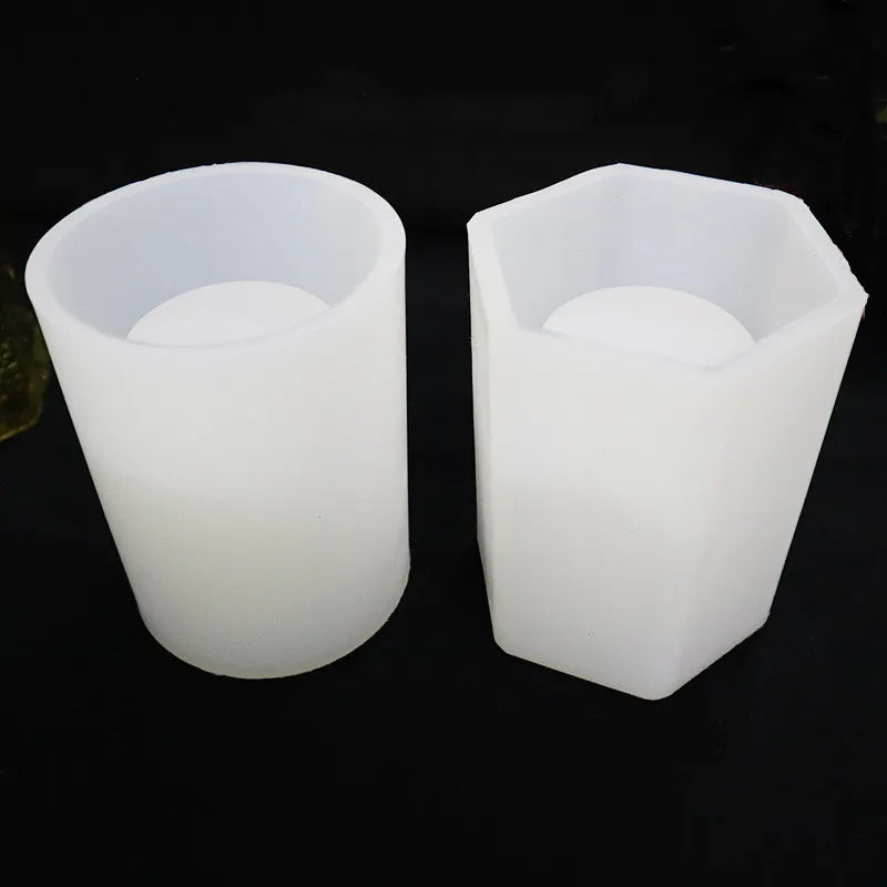 Large Pen Storage Holder Silicone Mold Resin DIY Epoxy Resin Concrete Molds Candle Holder Pot Mold