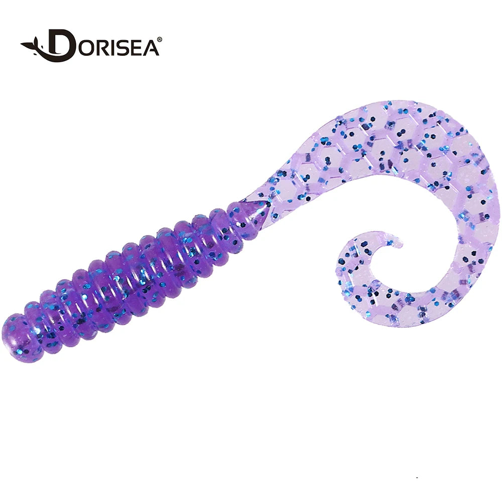 DORISEA 55mm/65mm/75mm/85mm Soft Jig Wobbler Fishing Bait Lure for Zander Catfish Mackerel for River Lake Stream