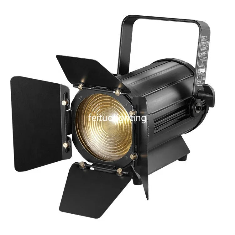 Hot Sell DMX Auto Zoom Aluminum Alloy 150w 200w 300w Warm White or Cool White 2IN1 4IN1 Led Fresnel Studio Profile Spot Light
