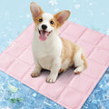 Pet Cooling Gel Mat Soft Summer Pets Cooling Pad Eco Friendly Plaid Dog Cooling Mat
