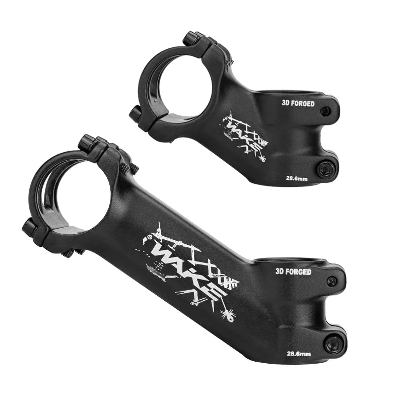 Mountain Bike 35 Degree Aluminum Alloy Stem 60/70/80/90/100/110mm WAKE Riser for MTB Road Bikes