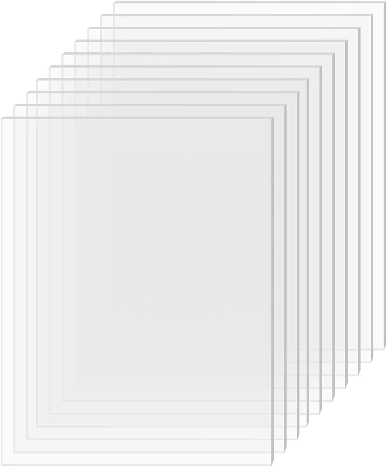 Customized Shape 3mm Thickness 10*10cm Transparent Acrylic Coaster Acrylic Sheet for DIY