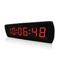 Digital LED Wall Desk Clock for Living Room Office Conference Bedroom With Remote Control & Countdown Stopwatch Timer Function