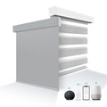 Electric Smart External Battery Remote Control Living Room  Office Hotel Kitchen Window Shade Motorized Indoor Roller Blinds