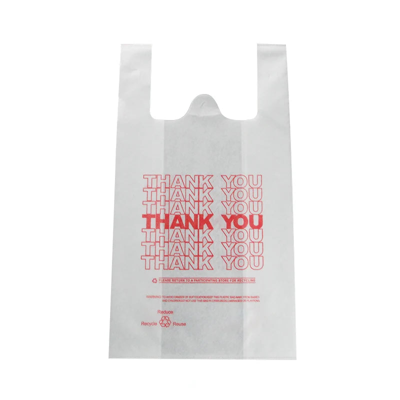 Factory Custom logo Biodegradable Non Woven t Shirt Bag Reusable for Market