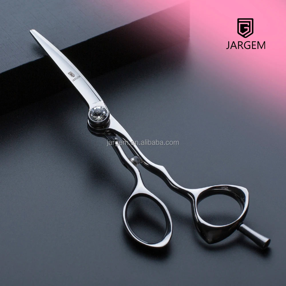 Unique Design Hair Shears Sliding Cutting 6.0 Inch Hair Cutting Scissors Smooth Edge Barber Hairdressing Scissors