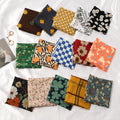 Popular Small square Scarf for Women Korean Cotton and Linen Blended High-end Scarf Fashionable Summer Thin square Scarf