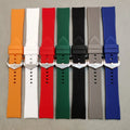 20mm 22mm Sport Stripped Quick Release Rubber Watch Band Watch Strap