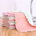 Factory Hot Sell  Custom logo Microfiber Cleaning Cloth Kitchen Towel Soft Durable Microfiber Towel