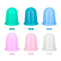 Wholesale Spa Anti-cellulite Acupuncture Cupping Therapy Set Vaccum Silicone Cupping Therapy Massager logo Facial Cupping Cups