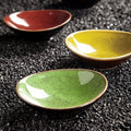 Wholesale Cheap Price Small Salt Sugar Vinegar Irregular Shape Hotel Restaurant Ceramic 35Ml Soy Dish