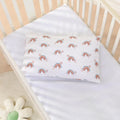 Cute Cotton Pillowcase Soft and Comfortable to the Touch Easy to Clean Stitched Designs for Home and Hotel Use