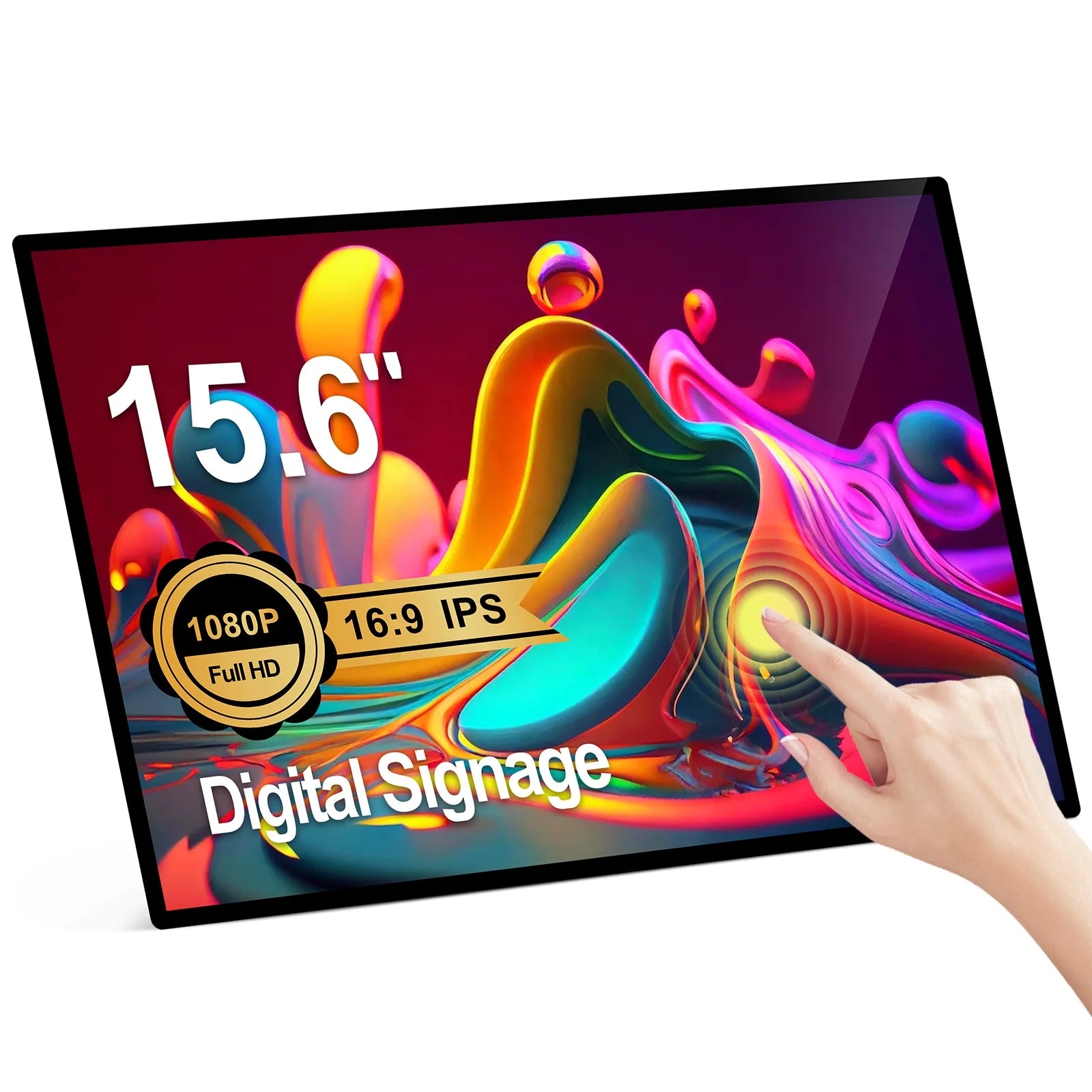 Professional 15.6 Inch 2K Customizable Android Tablet LCD Display for Shopping Mall Digital Signage Ads for Elevating Retail