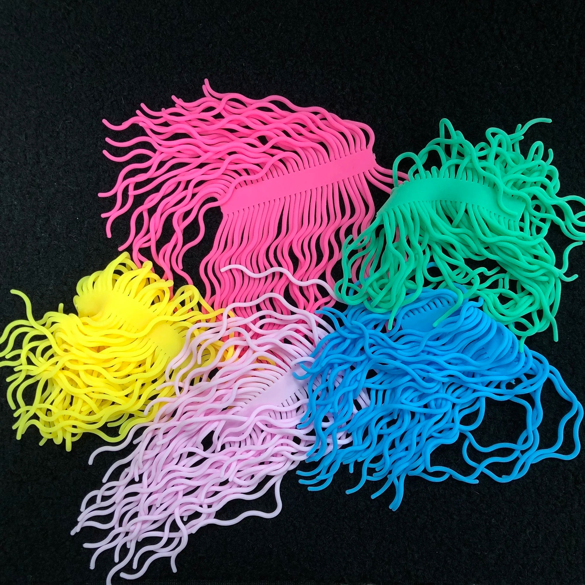 Customizable Colors 2.2mm Diameter Fly Tying Material Bionic Earthworm Squirmy Wormy Trout Worm TPR Soft Worm for Flies Tying