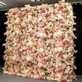 Wedding Decor Roll up Artificial Silk Flower Wall Panel Backdrop LFB1013-2-CLOTH  Wedding Artificial Flowers Decoration